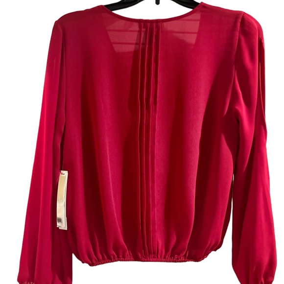 Aqua Bloomingdales Brand Cold Shoulder Blouse - Size S - Picture 4 of 5